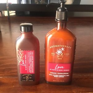 AROMATHERAPY LOVE BODY OIL AND BODY LOTION!☺️